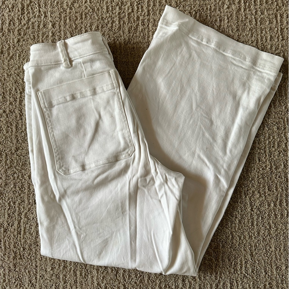 White Wide Leg Pant by Everlane
